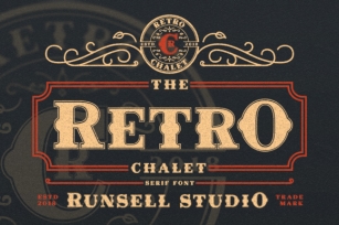 Retro Chalet Font Download