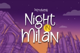 Night in Milan Font Download