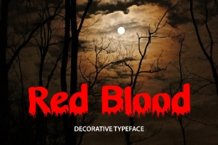 Red Blood Font Download
