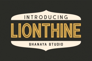 Lionthine Font Download