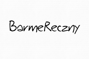 Barme Reczny Font Download