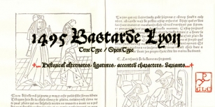1495 Bastarde Lyon Font Download