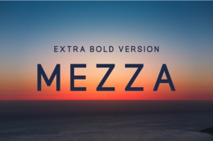 Mezza Extra Bold Font Download