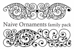 Naive Ornaments Family Font Download