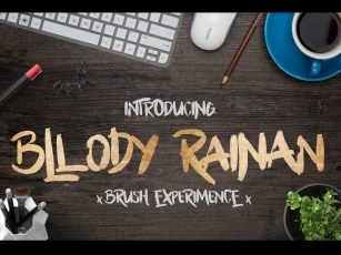 Bllody Rainan Font Download