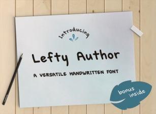 Lefty Author Font Download