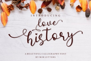 Love History Font Download