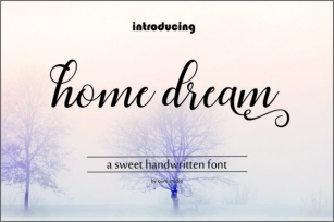 Home Dream Script Font Download