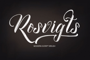 Rosvigts Brush Font Download