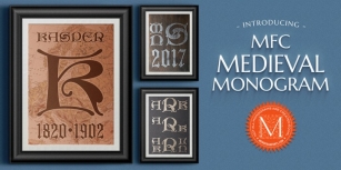 MFC Medieval Monogram Font Download