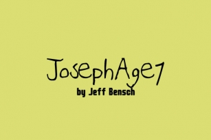 Joseph Age 7 Font Download