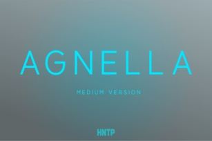 Agnella Medium Font Download