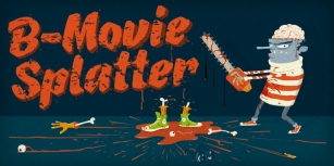 B-Movie Splatter Font Download