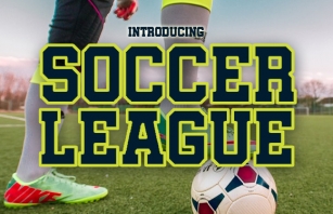 Soccer League Font Download