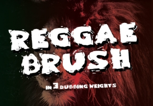 Reggae Brush Font Download