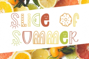 Slice of Summer Font Download