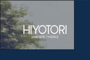 Hiyotori Font Download