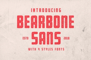 Bearbone Sans Font Download