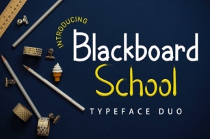 Blackboard School Font Download