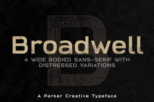 Broadwell Font Download