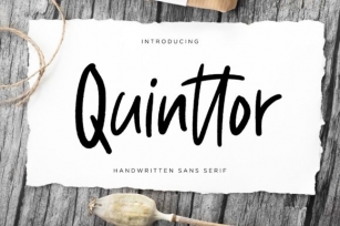 Quinttor Font Download