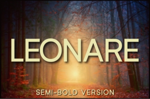 Leonare Semi-Bold Font Download