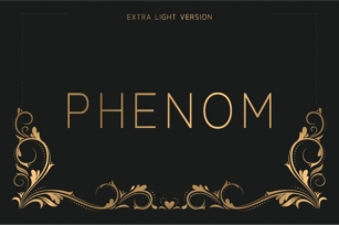 Phenom Extra Light Font Download