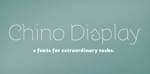 ITC Chino Display Font Download