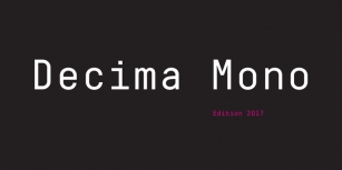 Decima Mono Font Download