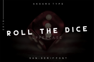 Roll the Dice Font Download