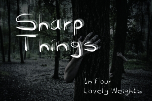 Sharp Things Font Download