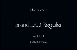 Brandlaw Font Download
