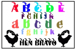 Hen Bravo Font Download