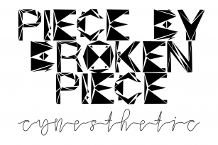 Piece by Broken Piece Font Download