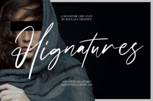 Hignatures Font Download