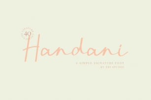 Handani Font Download