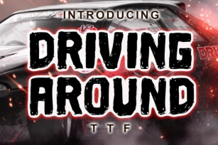 Driving Around Font Download
