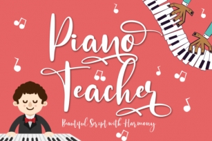 Piano Teacher Font Download