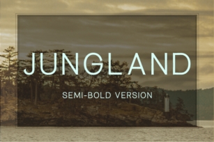 Jungland Semi-Bold Font Download