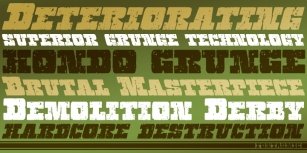 Hondo Grunge Font Download