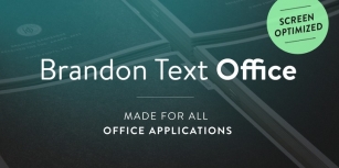 Brandon Text Office Font Download