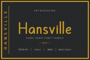 Hansville Family Font Download