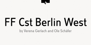 FF Cst Berlin West Font Download