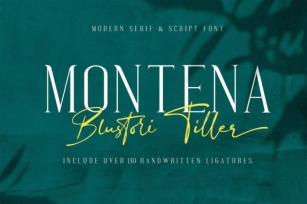 Montena  Blustori Tiller Font Download