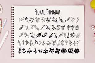 Floral Dingbat Font Download