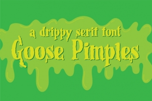 Goose Pimples Font Download
