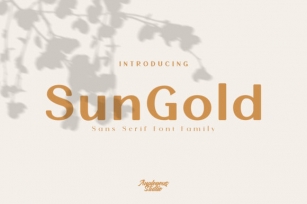 Sun Gold Font Download