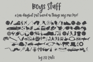Boys Stuff Font Download