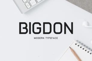 Bigdon Font Download