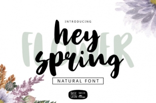 Hey Spring Font Download